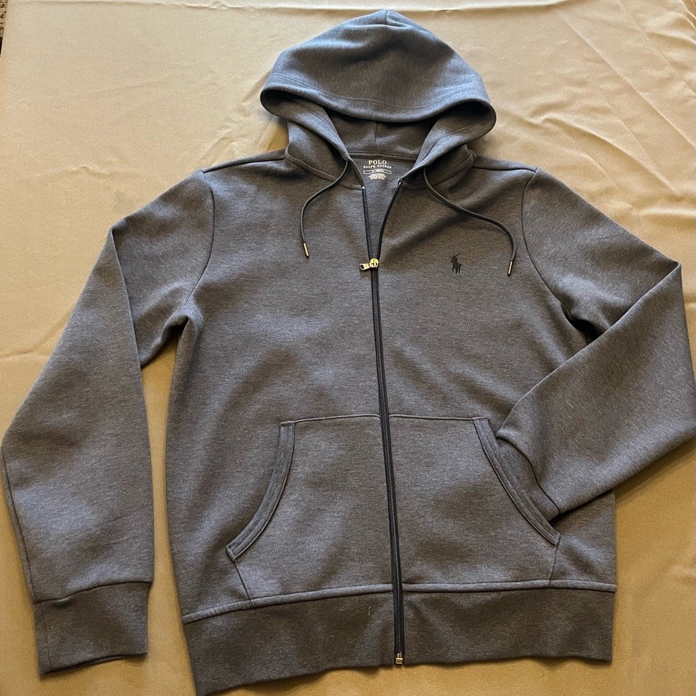 Polo Ralph Lauren Zip-Up Hoodie – Men’s Medium – Blue